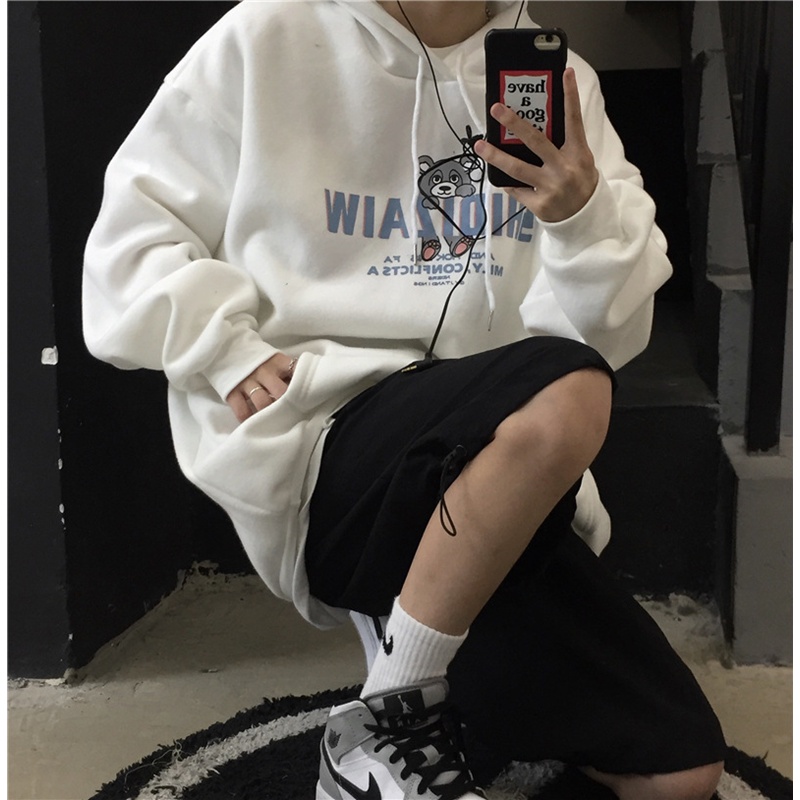 Áo hoodie unisex nam nữ nỉ ngoại ulzzang Hàn Quốc cặp đôi local brand form rộng dày dặn chống nắng SHINJZAIW