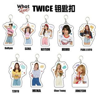 Móc khóa thiết kế in các thành viên nhóm Twice Kpop xinh đẹp