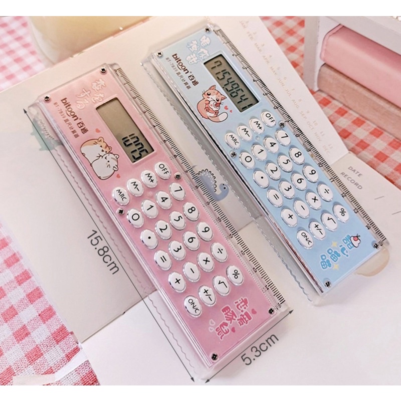 MÁY TÍNH KÈM THEO THƯỚC KẺ