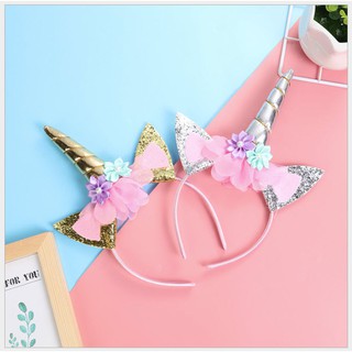 [HCM] Đồ chơi hóa trang trẻ em siêu dễ thương - Cài Tóc Sừng Kì Lân Ma Thuật / Ngựa Pony Loại có đèn / ko đèn