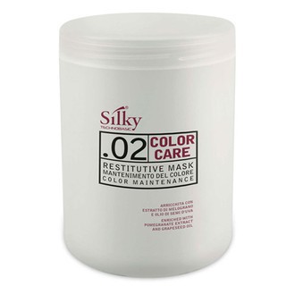 KEM HẤP PHỤC HỒI CHĂM SÓC TÓC MÀU SILKY 02 COLOR CARE MASK 250-1000ML CHÍNH HÃNG DIA5468