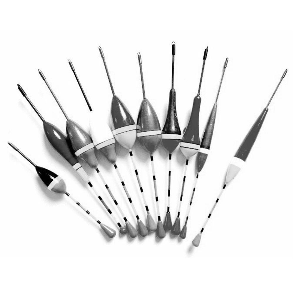 Bộ 10 Phao Câu Cá Đuôi Dài Nhiều Màu Sắc DANILO