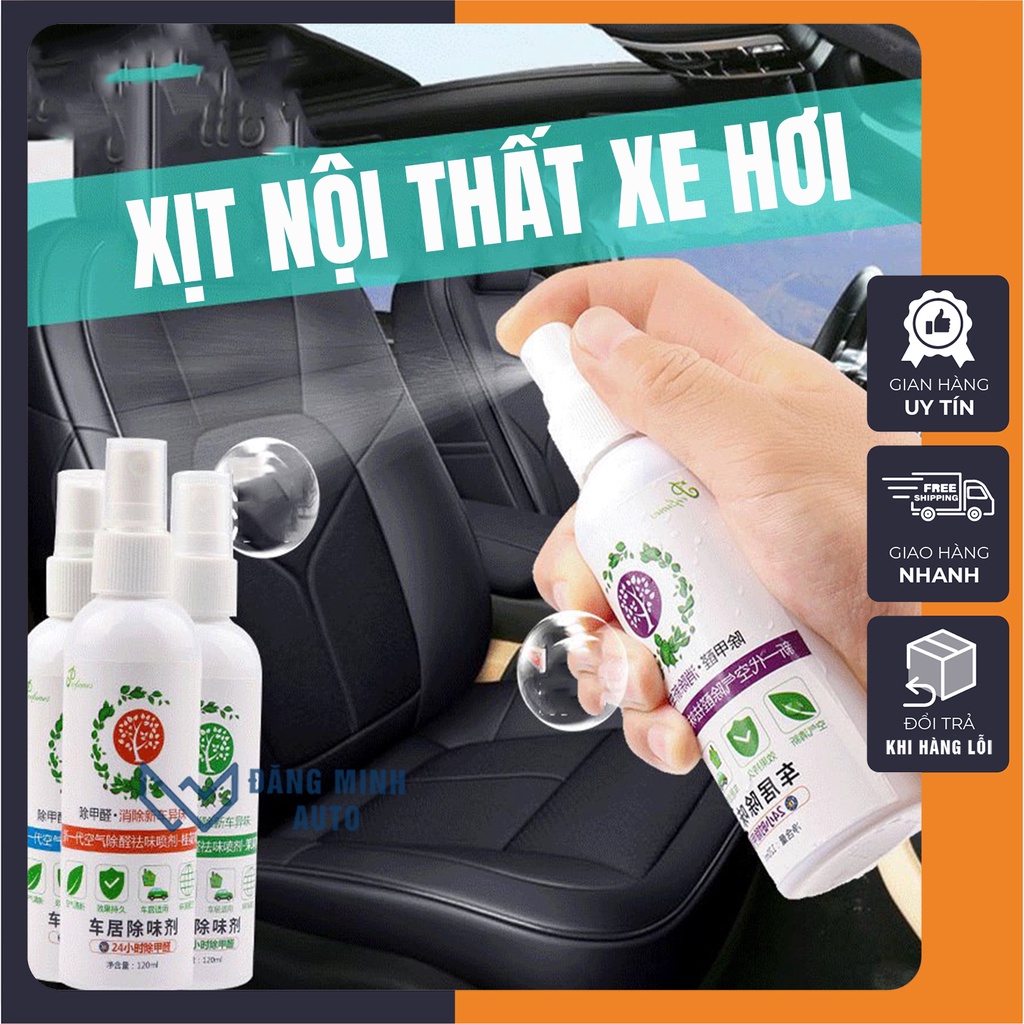 Chai xịt khử mùi nội thất xe hơi làm thơm ô tô hương thơm tự nhiên ST031
