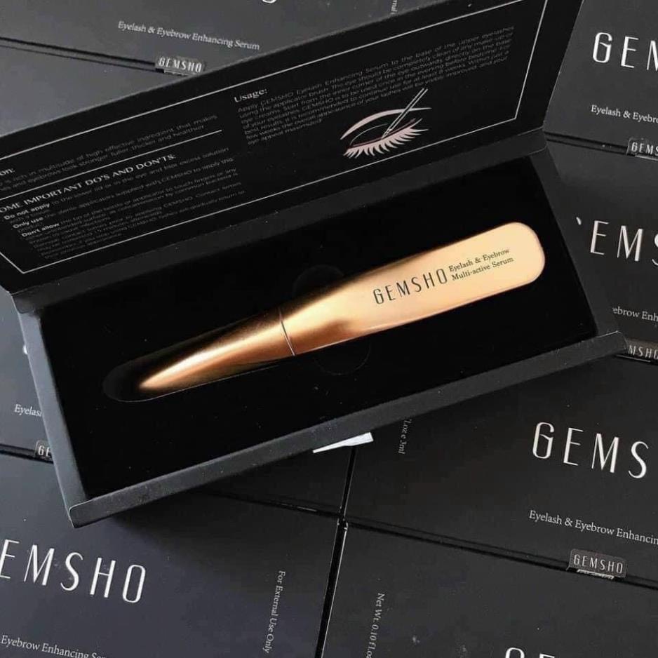 Serum Dưỡng Mi GEMSHO Hộp Đen Eyelash & Eyebrow 3ml