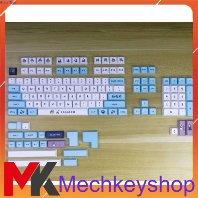 [Mã SKAMA06 giảm 8% đơn 250k]Bộ keycap Totoro chất liệu PBT 137 phím in Dye sub