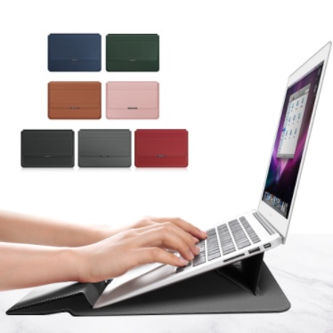 Túi bao da Macbook Laptop Surface kiêm đế tản nhiệt - Da cao cấp [Hàng Auth – Chọn màu] | BigBuy360 - bigbuy360.vn