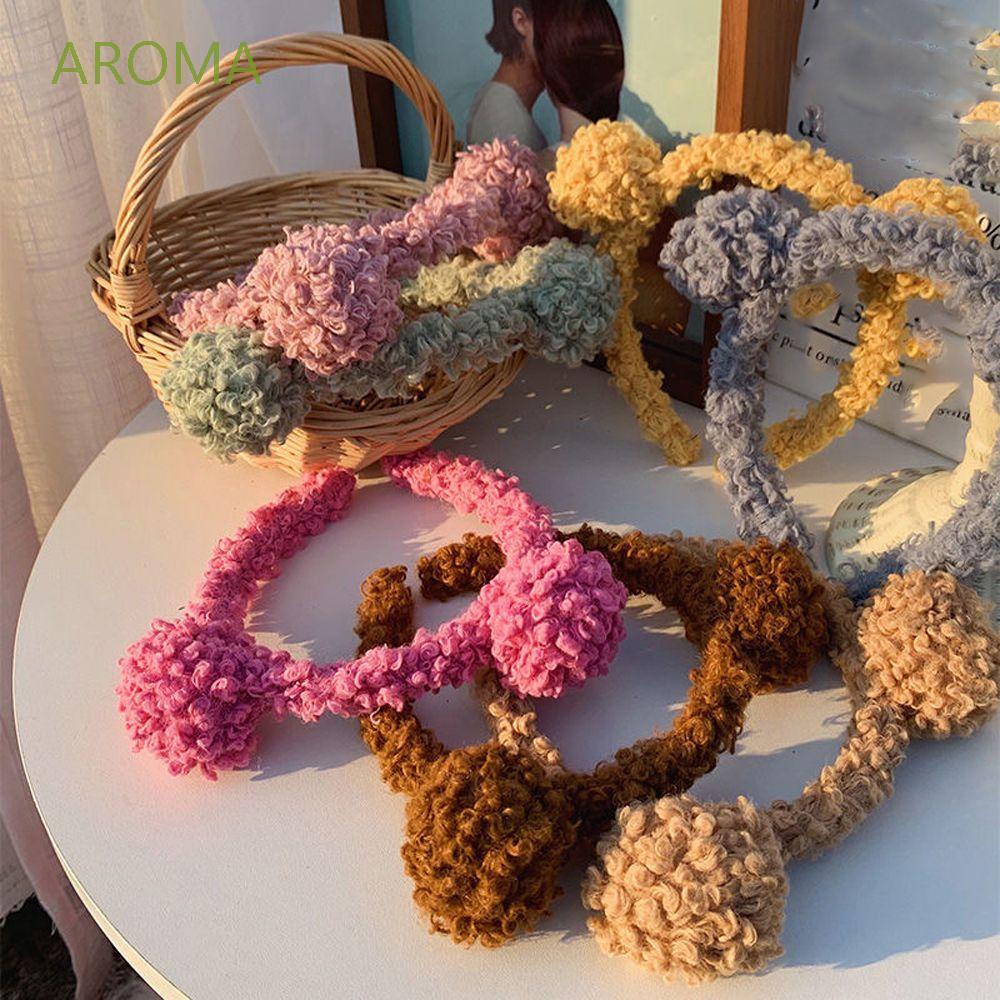 Cài tóc phối tai gấu dễ thương phong cách Hàn Quốc thời trang thu đông cho nữ