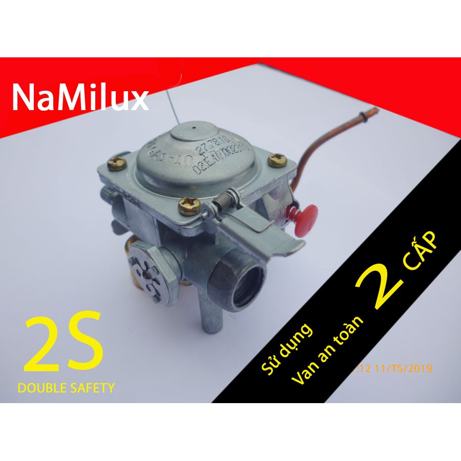 Ổ CỤM HÒA KHÍ DU LỊCH 2 CẤP CHỐNG NỔ NAMILUX 2S NA-194PF NEW