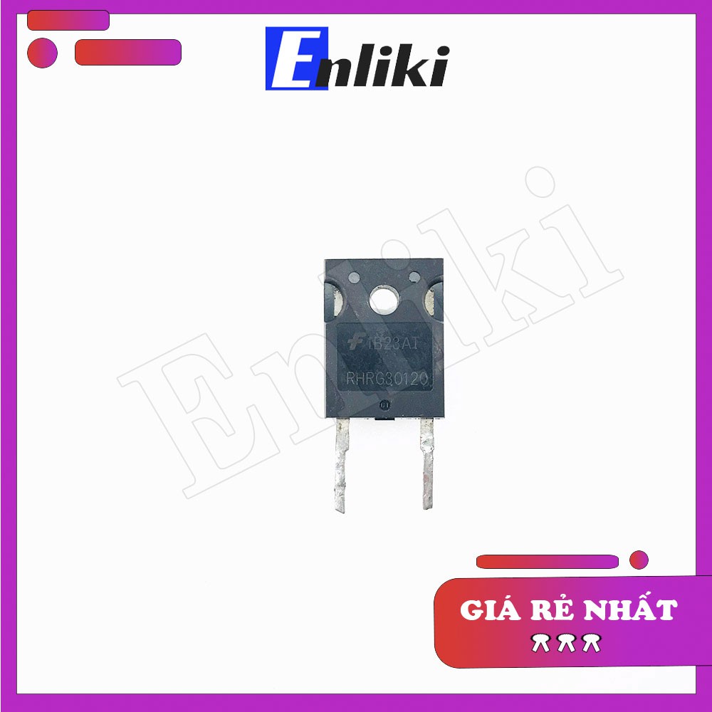 Diode Xung 30A 1200V RHRG30120 TO247 (Tháo Máy)