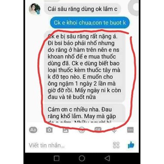 [CHÍNH HÃNG] Tinh Dầu Răng Miệng Dạ Thảo Liên