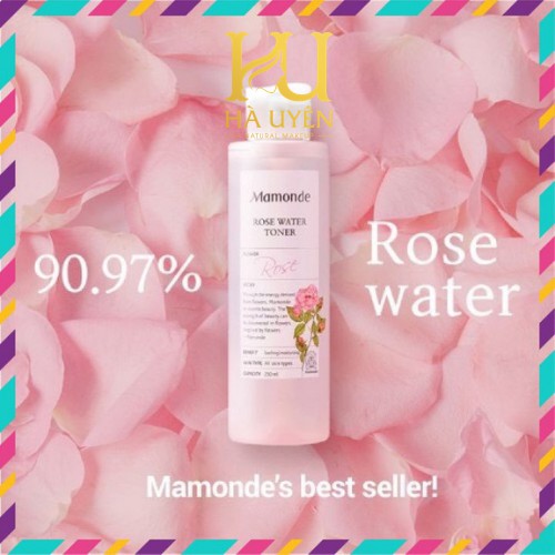 Nước Hoa Hồng , Nước Hoa Hồng MAMONDE Toner 250ml Cung Cấp Độ Ẩm , Se Khít Lỗ Chân Lông Giúp Da Mềm Mịn [Chính Hãng]