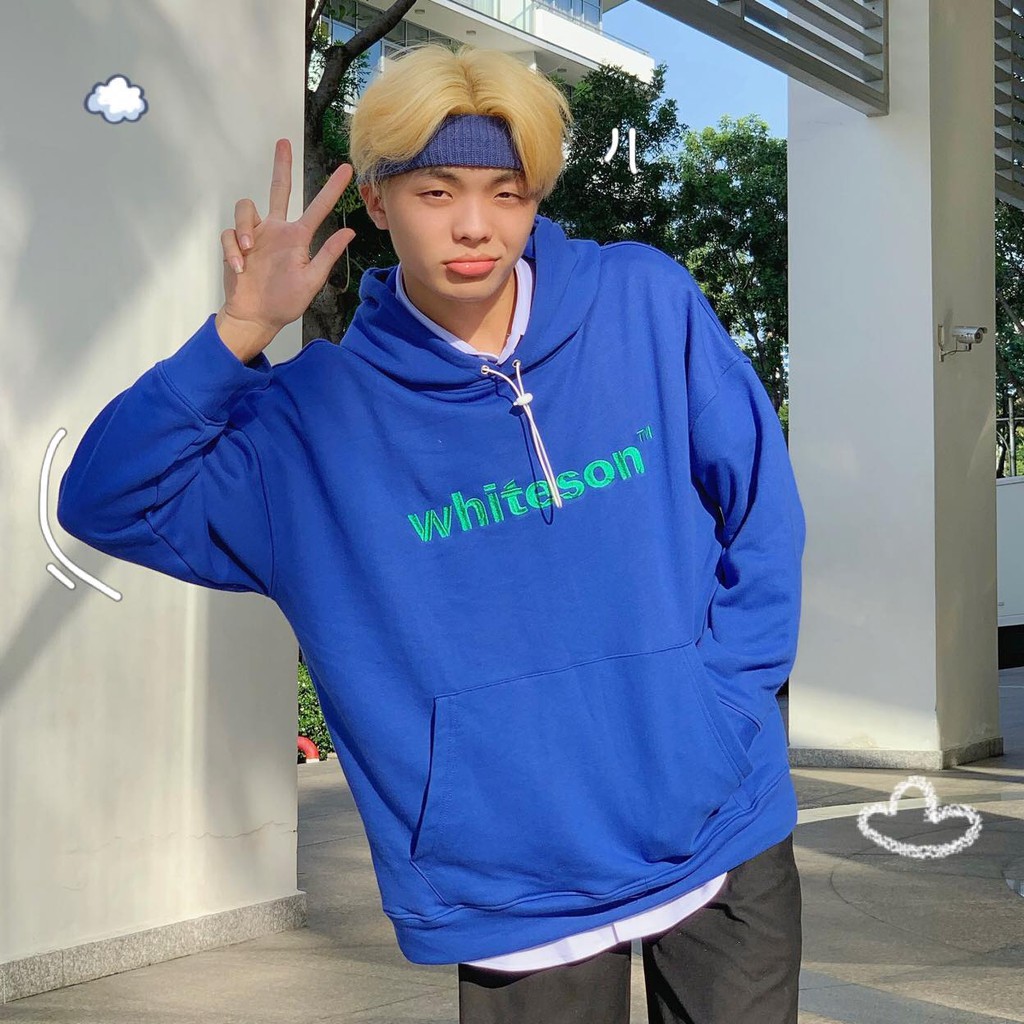 ÁO KHOÁC HOODIE "LOGO SS20" DOUBLE LABEL MULTI COLOR DEEP BLUE XANH ĐẬM | BigBuy360 - bigbuy360.vn