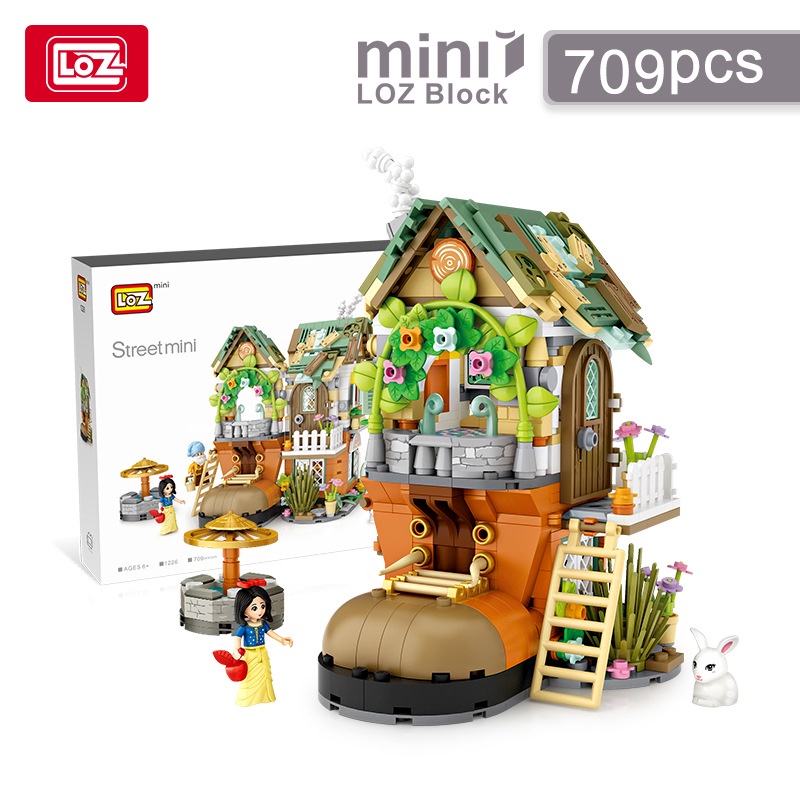 Đồ chơi lắp ráp nhà mô hình nhà bảy chú lùn Seven Dwarfs' House 1226