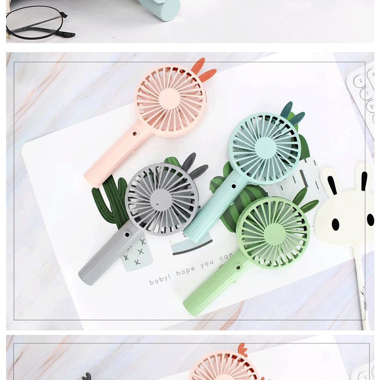 Quạt Cầm Tay Tích Điện Thông Minh Có Để Để Bàn Kết Hợp Cùng Với PIN Và Dây Sạc,Quạt Cầm Tay Tích Điện | BigBuy360 - bigbuy360.vn