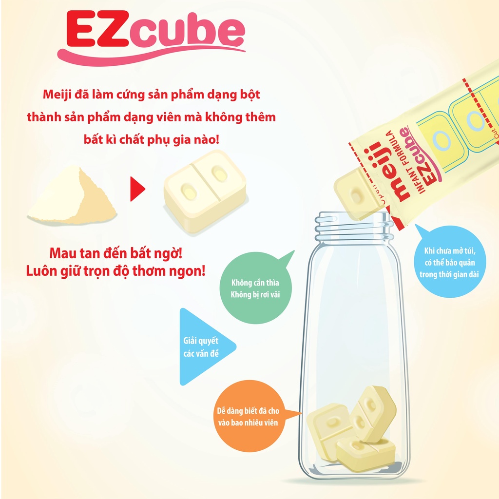 Sữa Meiji Infant Formula Ezcube (0-1Y) 432g