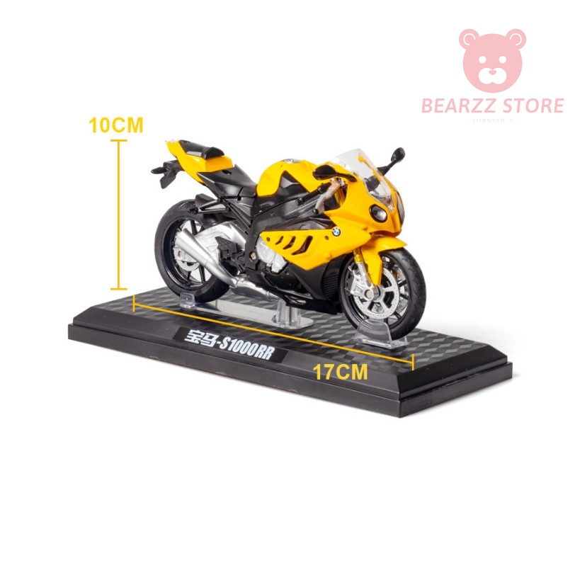 Mô hình moto BMW S1000RR tỉ lệ 1:12 MSZ