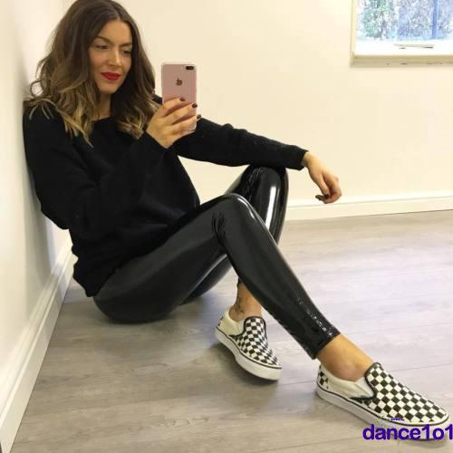 Quần Legging Giả Da Thời Trang Quyến Rũ Cho Nữ