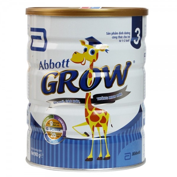 Sữa Abbott grow 3 cho trẻ 1-2 tuổi hộp 900g