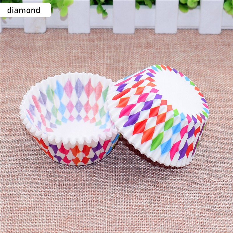 ONLY HOUSE Cốc Giấy Nướng Bánh muffin Chịu Nhiệt Độ Cao Chống Dầu Giá Đỡ