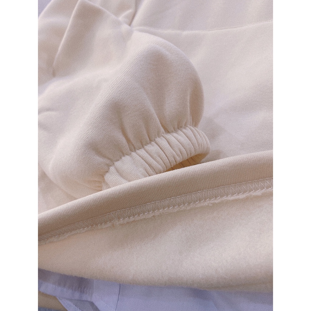 Áo nỉ hoodie Basic LylyshopUnisex, kiểu áo có mũ vải nỉ lót bông dày ovesize form rộng mặc mùa đông trơn màu tay rộng | BigBuy360 - bigbuy360.vn