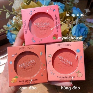 Phấn má hồng nee cara fruit series blush