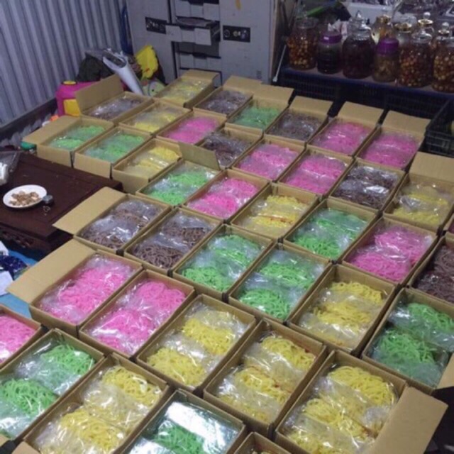 500Gr mứt dừa non bến tre dẻo thơm mix vị