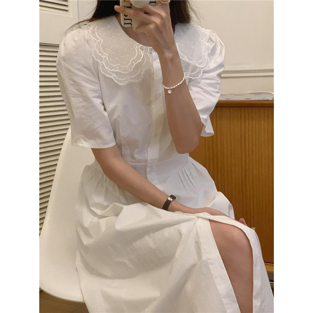 Đầm Cổ Ren Dáng Ôm Màu Sắc Xinh Xắn Cho Nữ 51716