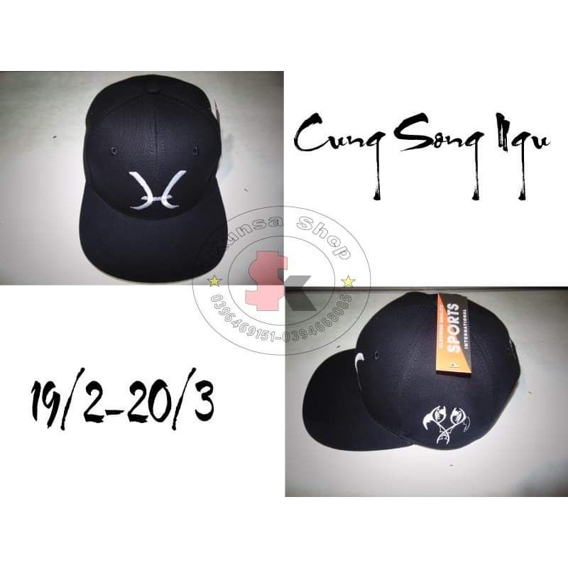 NÓN LƯỠI TRAI NÓN SNAP THÊU LOGO 12 CUNG HOÀNG ĐẠO