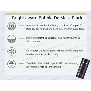 Mặt Nạ Sủi Bọt Sum Đen Mini 10ml