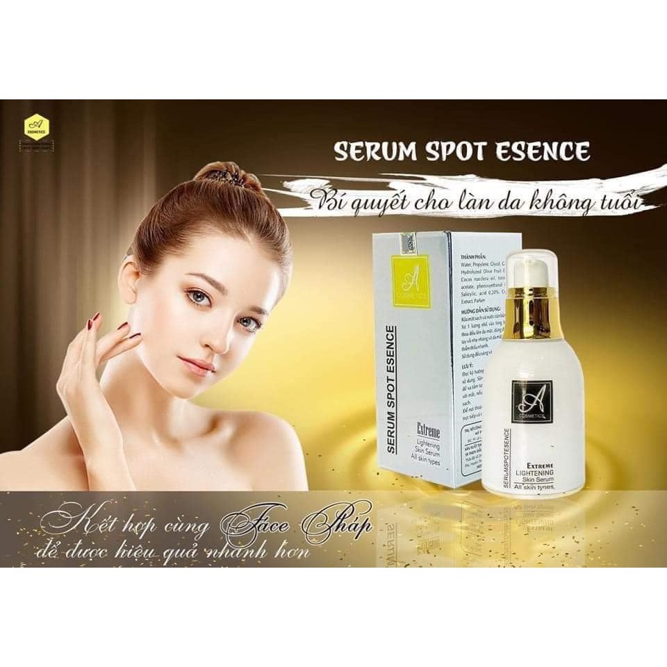 Kem Face Pháp A Và Serum Spot A Cosmetics Hàng Chính Hãng