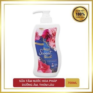 Sữa Tắm Nước Hoa Pháp AQUA UP Sweet Dưỡng Ẩm, Thơm Lâu 550ml - Chính Hãng