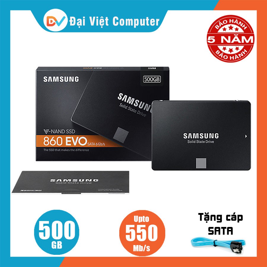 Ổ cứng SSD samsung 2TB 1TB 500GB 250GB 860 Evo SATA III 2.5 inch