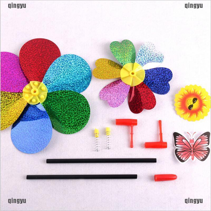 ❤❤ Chong Chóng Gió Đính Kim Sa Nhiều Màu Sắc Xinh Xắn Cho Bé