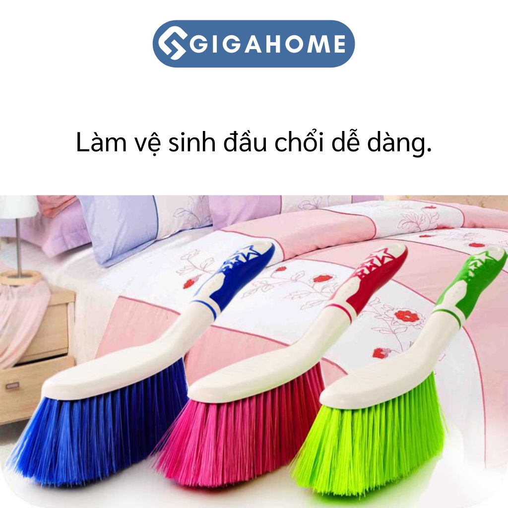 Chổi Nhựa Quét Bụi Ghế Sofa, Thảm Đa Năng GIGAHOME Tay Cầm Bọc Cao Su 4004