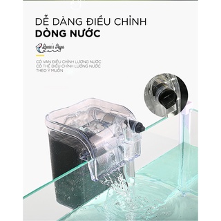 Lọc thác bể cá mini siêu trong suốt FL-01