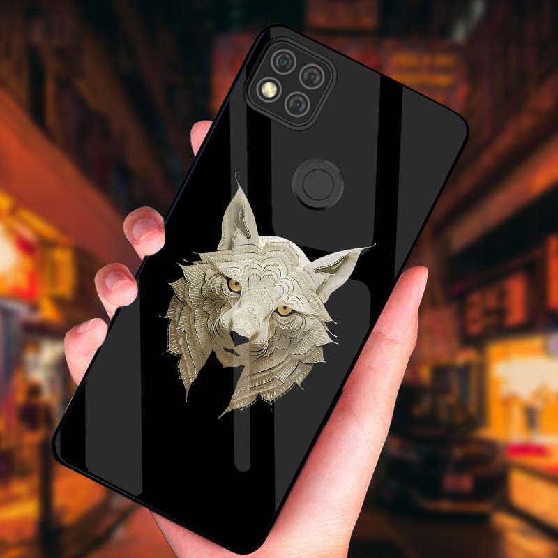 Ốp Lưng XIAOMI Redmi 9C Mặt kính cường lực Cao Cấp, Sang Trọng thiết kế Độc Quyền