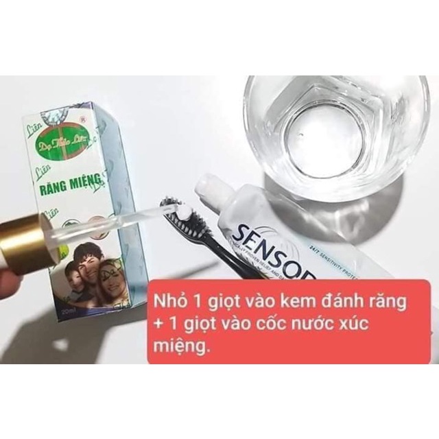 Tinh dầu răng miệng Dạ Thảo Liên sâu răng hôi miệng