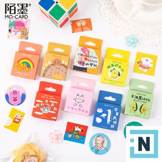 [ iNote ] Set 46 Sticker Dán Life Adventure Hộp Mini Đáng Yêu