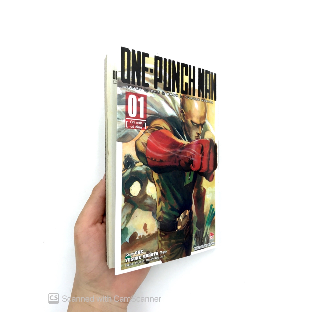 Sách - One-Punch Man Tập 1: Chỉ Một Cú Đấm (Tái Bản 2019)