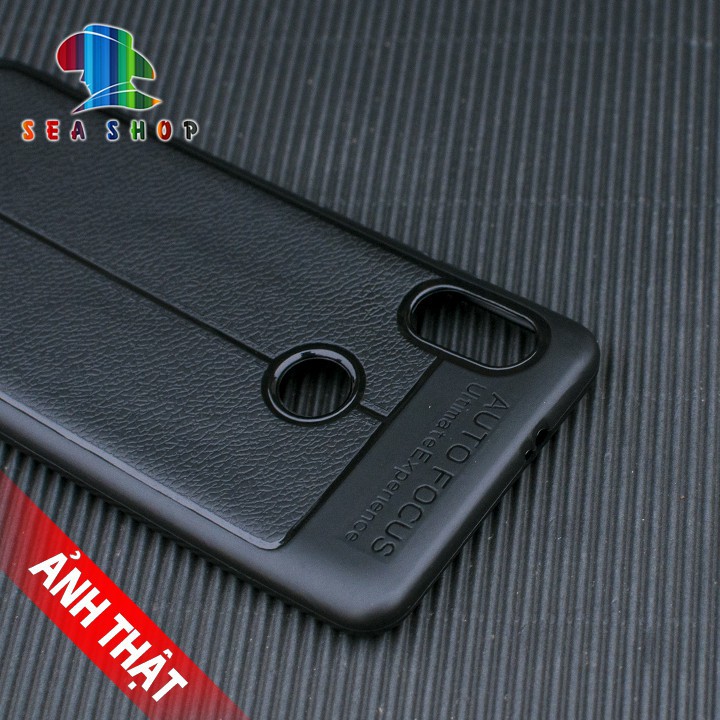 Ốp lưng Xiaomi Redmi Note 5 Pro vân da loại A - Nhựa dẻo - Chống sốc - Chống trơn trượt