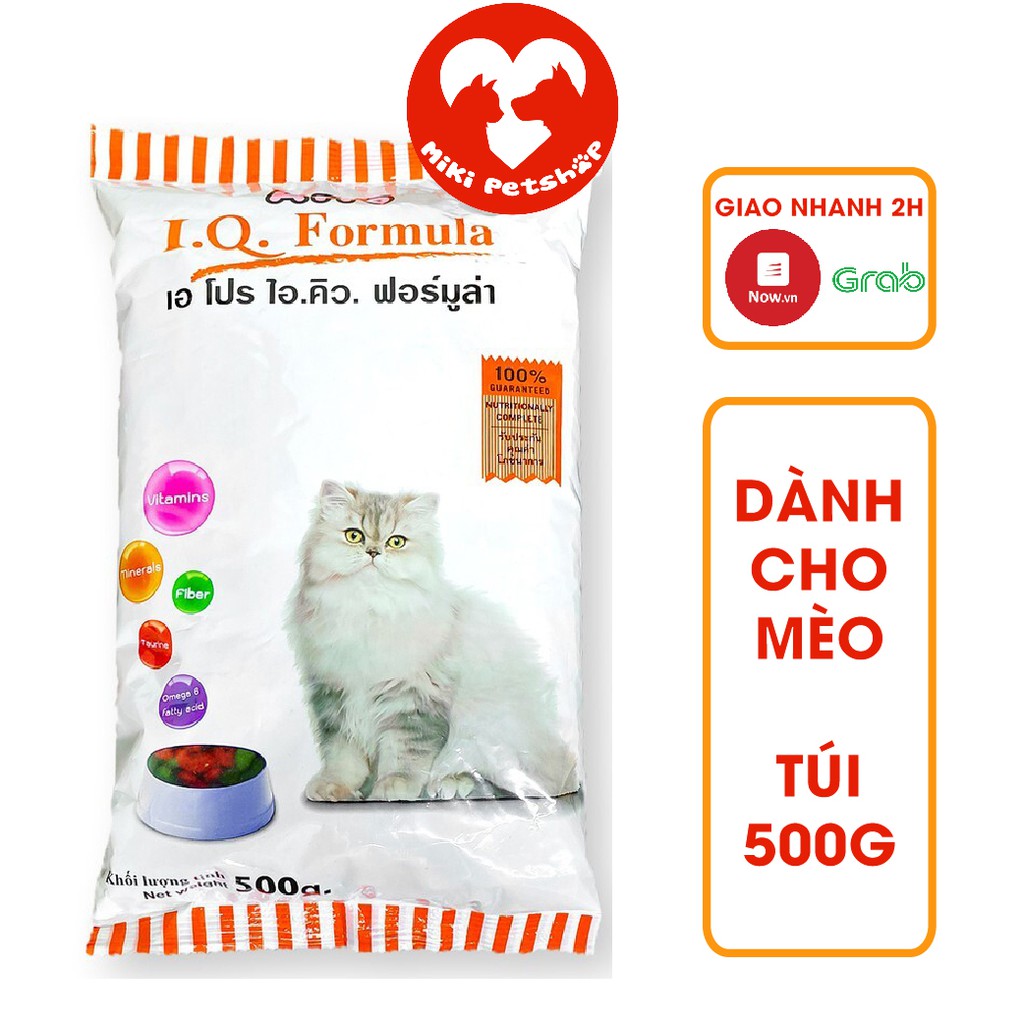 Thức Ăn Cho Mèo Hạt Apro IQ Cat Formula 500g - Miki Petshop