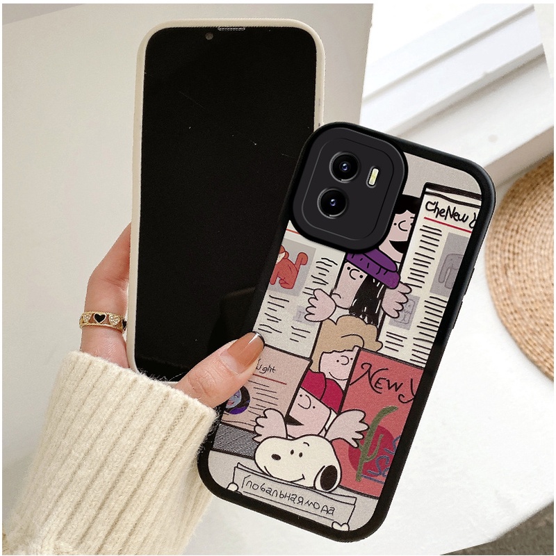 Ốp Điện Thoại Silicon Mềm Họa Tiết Da Cừu Bảo Vệ camera Cho VIVO Y15s VIVO Y15s Y15A Y01