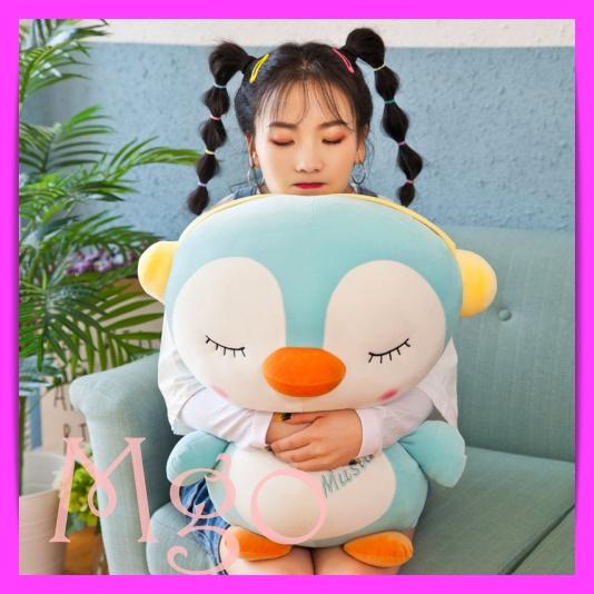🐰 🥕 Gối ôm nhồi bông hình chim cánh cụt, gấu bông teddy hình chim cánh cụt đáng yêu 🥕 🐇