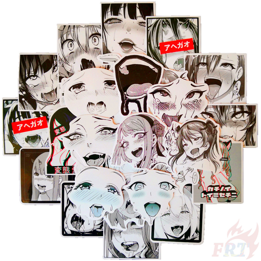 Set 30 đề can hỗn hợp hình cô gái anime gợi cảm ACGN 02 trang trí tự làm thời trang