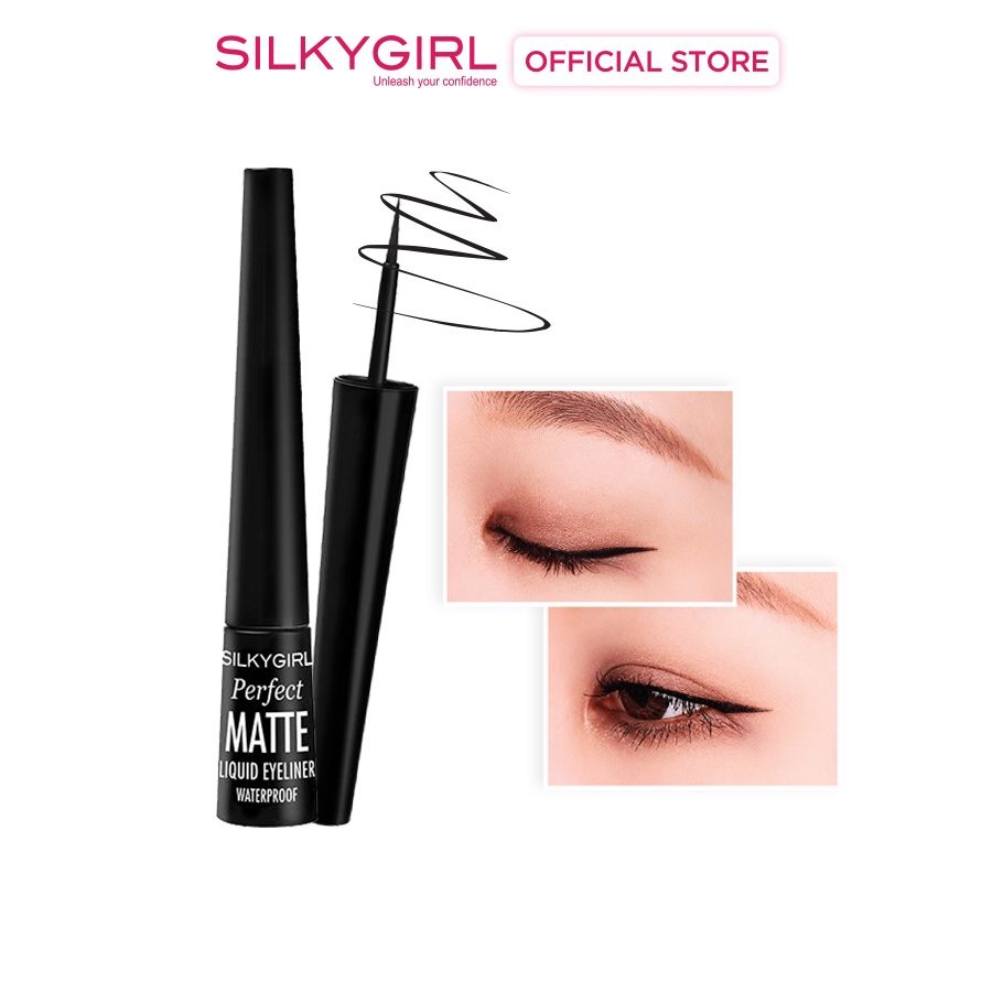 Kẻ Mắt Nước Lì Silkygirl Perfect Matte 2.5ml