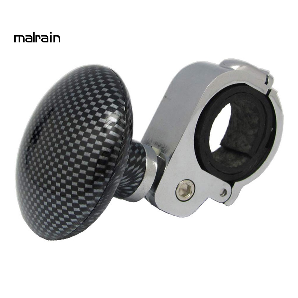 Mal Phụ Kiện Núm Điều Khiển Vô Lăng Xe Hơi Bằng Sợi Carbon Phong Cách