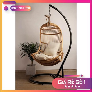 [Giá Xưởng] xích đu mây tre đan CAO CẤP trang trí ban công, quán cafe, khách sạn, homestay