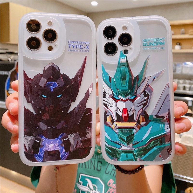 Ốp Điện Thoại Chống Sốc In Hình Gundam Cho iPhone 13 12 11 Pro Max 7 8 Plus X XS XR XSMax 12Pro 12ProMax 13Pro 13ProMax 11