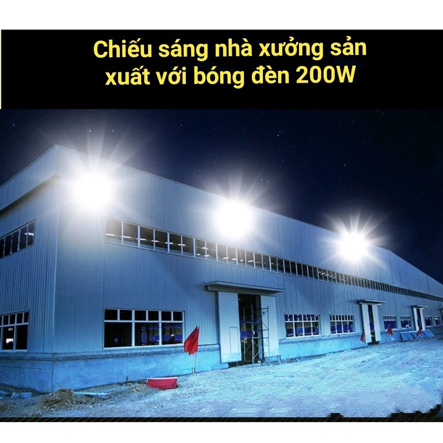 Đèn Năng Lượng Mặt Trời Công Suất 40W, 60W, 100W, 200W Có Điều Khiển Từ Xa