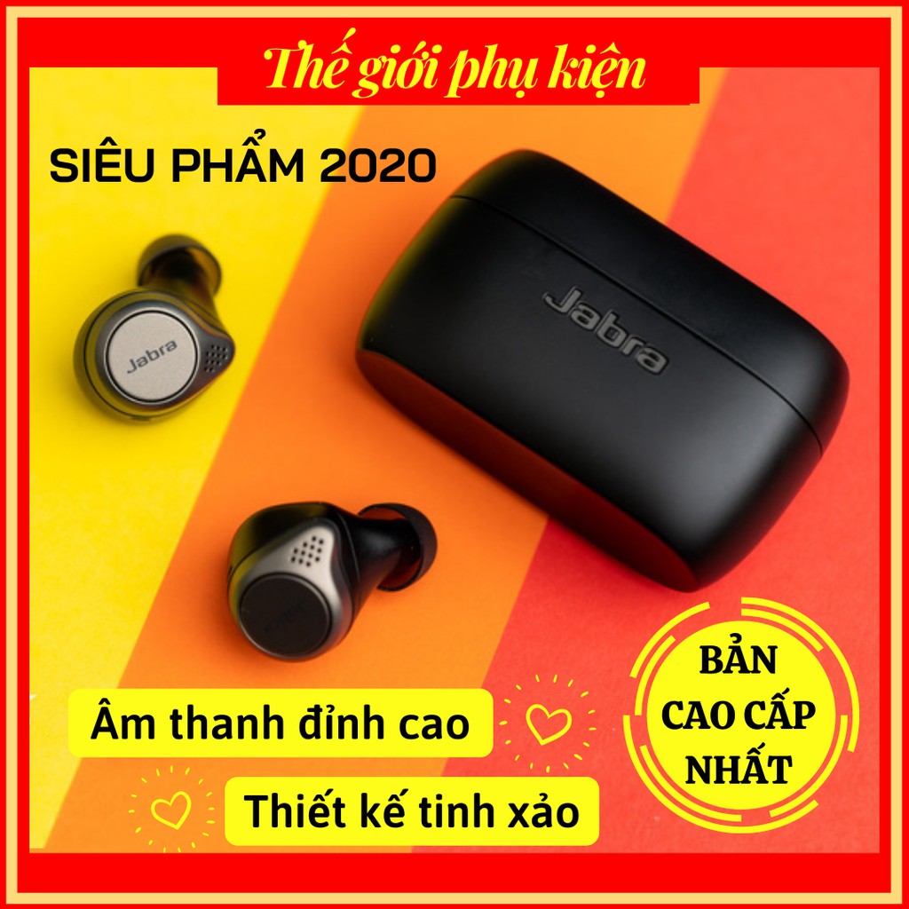 Tai nghe bluetooth Jabra 75t 💕 Freeship 💕 Tai nghe blutooth không dây thời trang, âm bass hay